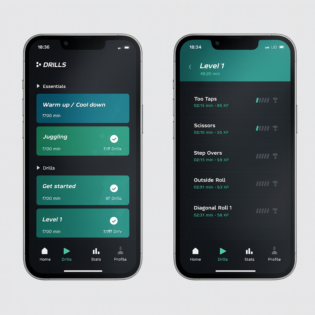 Elite Mat – The Ultimate Football Trainer with App